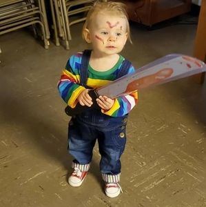 Chucky halloween costume size 12- 18 months